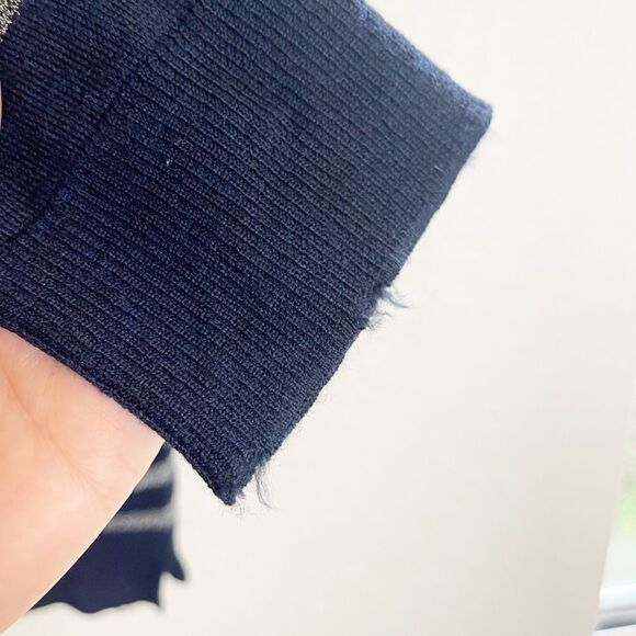 ZADIG & VOLTAIRE Missia Wo Stripes Lurex Wool-blend Sweater Sz M. NWT - Picture 6 of 12